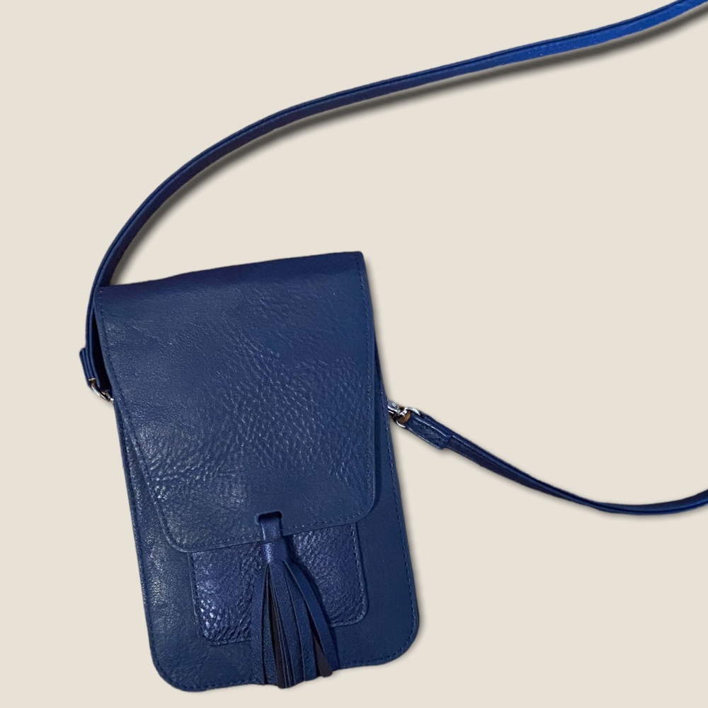 Women’s Bags Navy Carroll Harper Crossbody Handbag RFID Three Card Phone Wallet